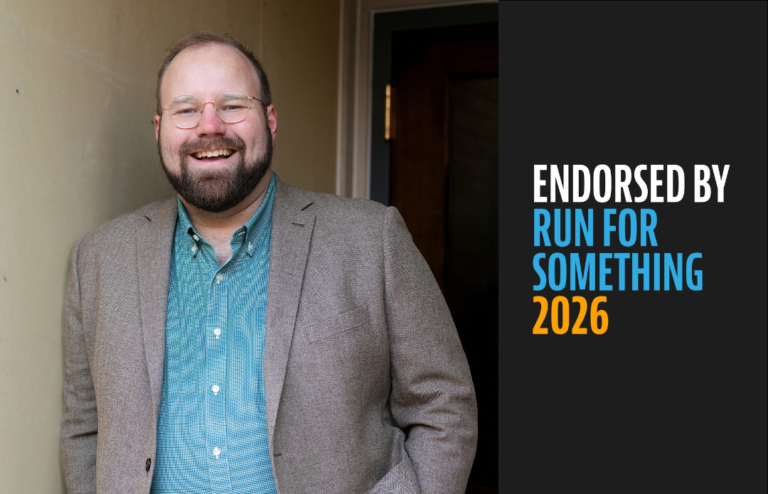 Run for Something Endorsement Photo